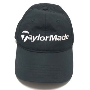 Taylormade Cap Hat Men’s Adjustable Black White